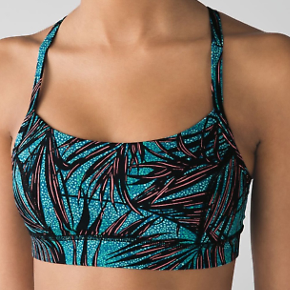 RARE Lululemon Rise and Run Sports Bra Size 6